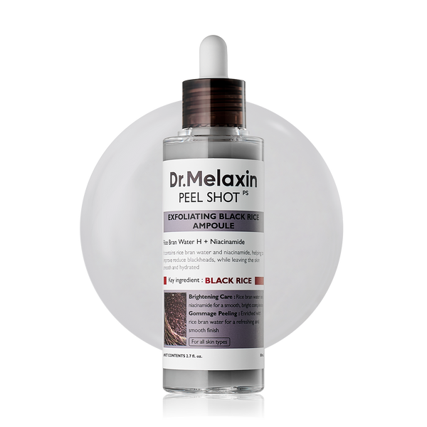 أمبول التقشير Dr. Melaxin Peel Shot بالأرز الأسود — ٨٠ مل