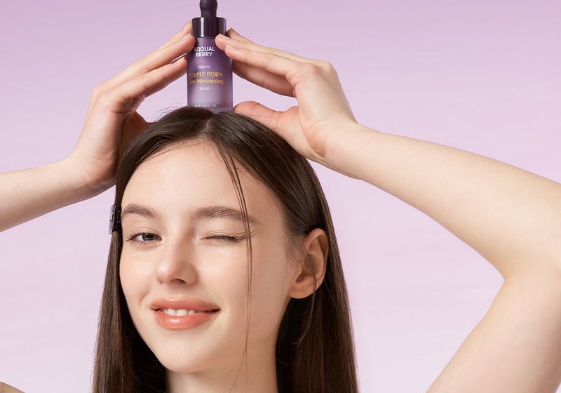 سيروم Eqqualberry Purple PDRN لتصغير المسامات — ٣٠ مل
