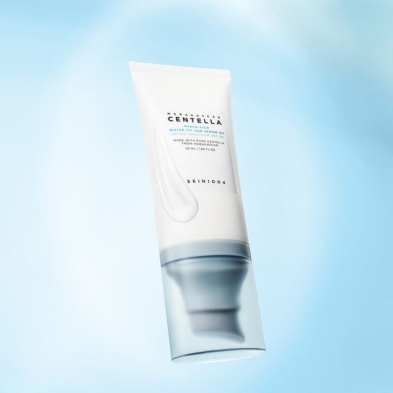 واقى الشمس السائل SKIN1004 Hyalu-Cica Water-Fit بالسنتيلا — SPF50+ PA++++ — ٥٠ مل